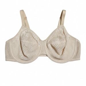 Wacoal 38D Beige Full Coverage Lace Detail Underwire Bra New With Tags